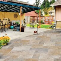 305x153x30mm Tumble Flow Mix Travertine Paver (#8069)