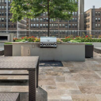 30mm Tumbled French Pattern Mixed Travertine Paver (#8094)