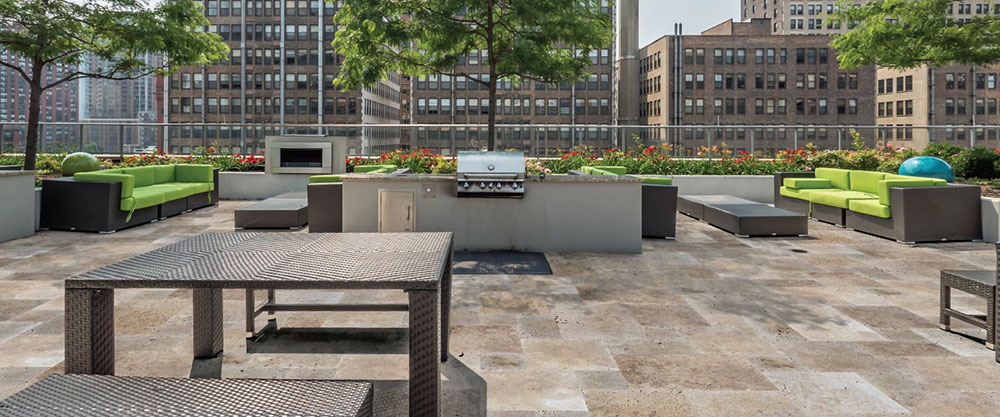 30mm Tumbled French Pattern Mixed Travertine Paver (#8094)