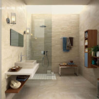 300x600mm Zolfo Natural Stone Look Italian Vitrified Porcelain Tile (#1705)