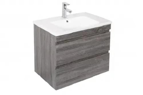 600mm Amazon Grey Wall Hung Vanity Single Poly Basin 9804