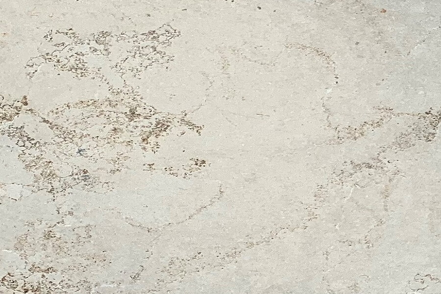 Ash Grey Sandblasted Tumbled Limestone Tile 8740