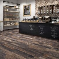 Inwood Black Timber Look Matt Italian Non Rectified Porcelain Tile 6555