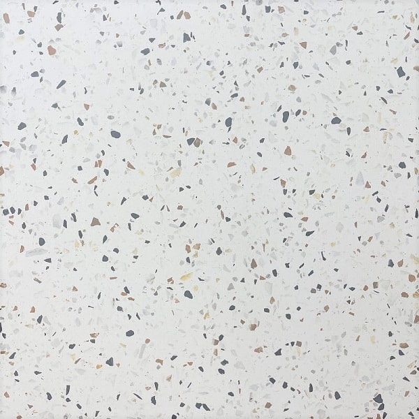 Burano White Terrazzo Look Matt Rectified Porcelain Tile 3813