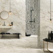 Calacatta Gold Mix Rectified Italian Porcelain Tile (#6718)