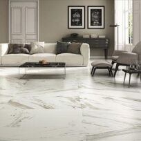 500x1000mm Fedra Blanco Calacatta Look Matt Finish Non-Rectified Spanish Porcelain Floor Tile (#3067)