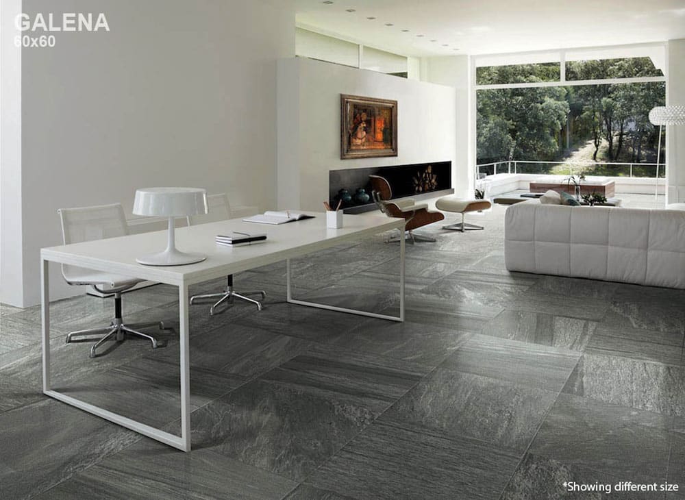 300x600mm Galena Italian Glazed Rockface Non-Rectified Porcelain Floor Tile (#1764)