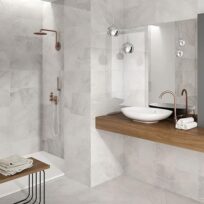 Grotto Gris Glazed Spanish Polished Porcelain Floor Tile (#6475)