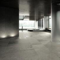 Lab Fog Natural Finish Italian Rectified Porcelain Floor Tile (#6498)
