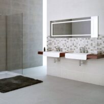 Light Grey Cement Look Matt Spanish Porcelain Tile 6242