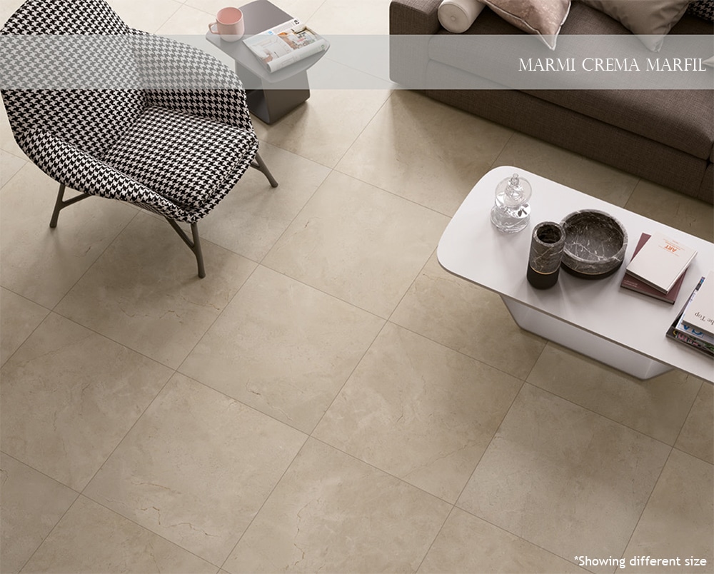 450x900mm Marmi Crema Marfil Matt Finish Italian Porcelain Tile (#5861)