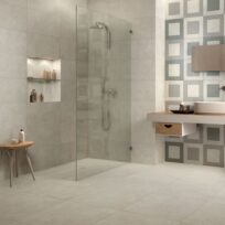 Mash Up Bianco Matt Finish Italian Porcelain Tile (#6384)