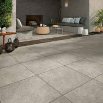 Mash Up Grey Italian Bush Hammered Anti-Slip Rectified Porcelain Outdoor Paver (#6521)