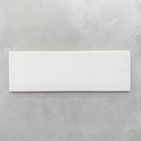 White Matt Ceramic Subway Wall Tile 4142
