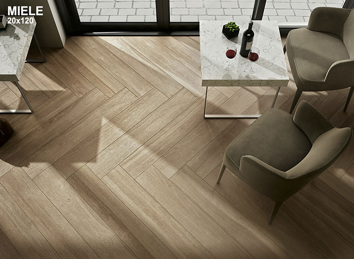 197x1194mm Miele Emotion Wood Matt Timber Look Italian Porcelain Tile (#3054)