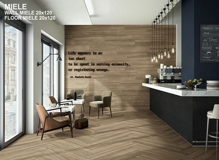 197x1194mm Miele Emotion Wood Matt Timber Look Italian Porcelain Tile (#3054)