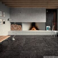 Norr Antracite Terrazzo Look Anti-Slip Rectified Italian Porcelain Tile (#6409)