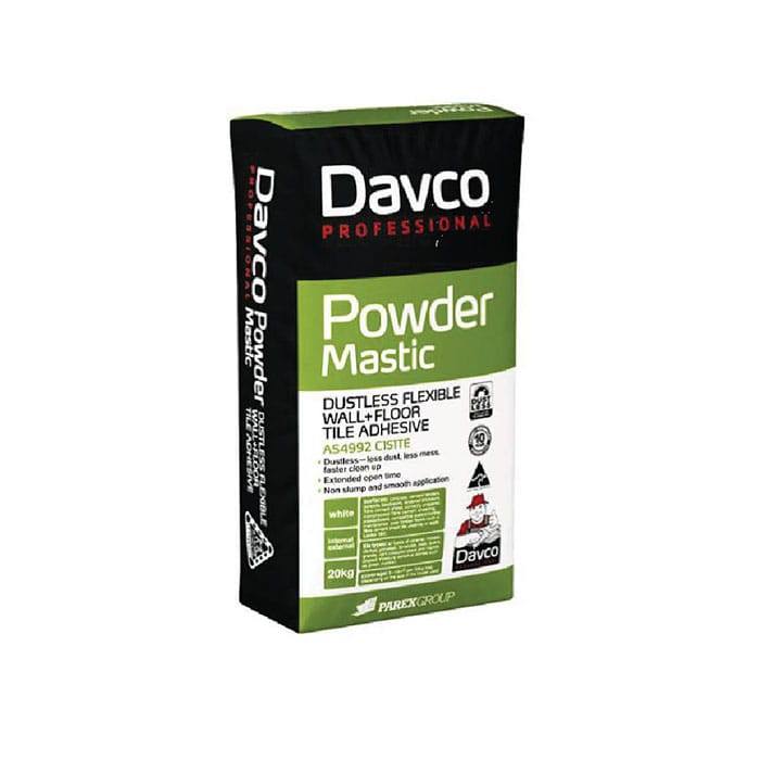 20kg Davco Powder Mastic Dustless Cement Based Tile Adhesive (#9994)