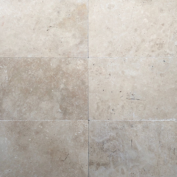 Premium Tumbled Unfilled Travertine Paver 8594