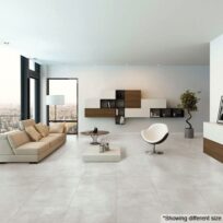 Select Nebbia Light Grey Italian Matt Non-Rectified Porcelain Floor Tile 5808