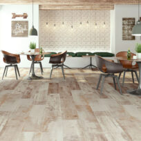 Tasmani Calido Light Grey Weathered Timber Look Matt Spanish Porcelain Tile (#6687)