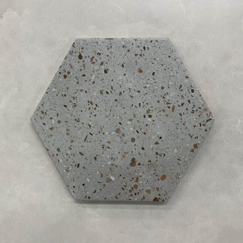 Terrazzo Look Hexagon Matt Spanish Porcelain Tile 3551