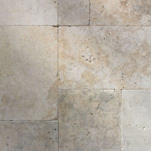 Thick French Pattern Grano Mix Antiqued Tumbled Unfilled Travertine Pavers 1.jpg