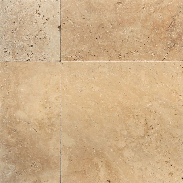 30mm Flow Mix Tumbled French Pattern Travertine Paver Set (#8554)