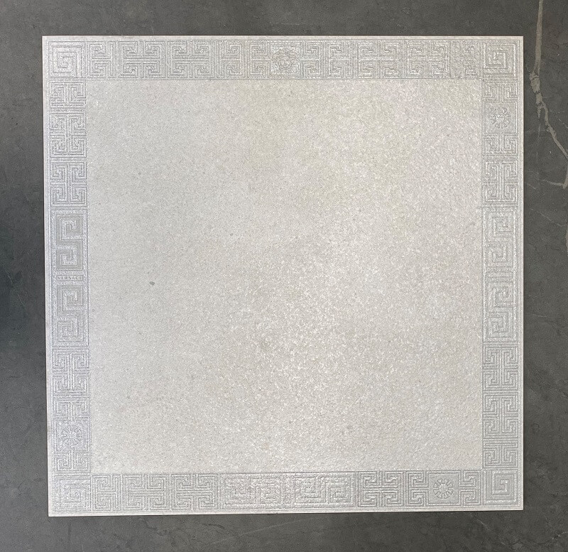 Versace Ceramics Greek Cassettone Bianco Porcelain Decor Tile 6665