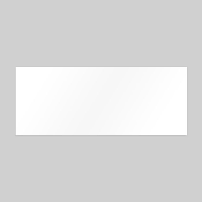 White Gloss Non-Rectified Ceramic Bathroom Wall Tile (#2212)